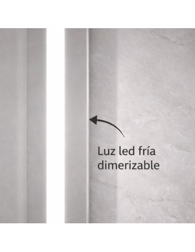 Espejo Led Táctil Horizontal 80x60 Luz Fría